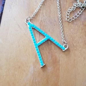 Letter A plunder necklace